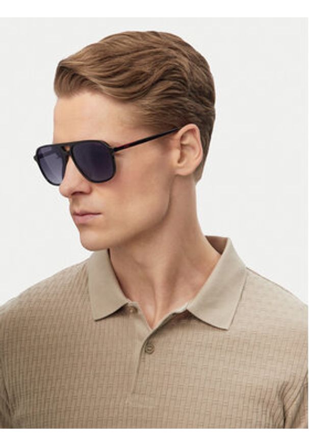 Hugo - HUGO Okulary przeciwsłoneczne 1398/S 208797 Czarny. Kolor: czarny