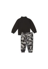 Puma - Zestaw dresowy dla małych dzieci MINICATS CAMO PUMA Black. Kolor: czarny. Materiał: dresówka