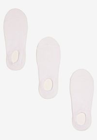 Renee - Białe Skarpety Stopki z Wiskozy 3 Pack Tiefra. Kolor: biały. Materiał: wiskoza #2