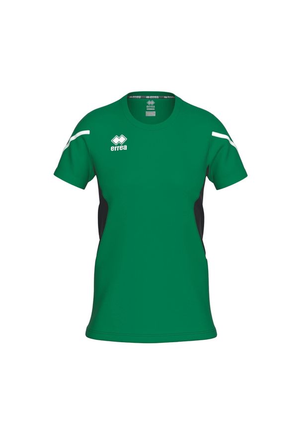 ERREA - Damska Koszulka Errea Corinne. Kolor: czarny, wielokolorowy, zielony. Sport: piłka nożna