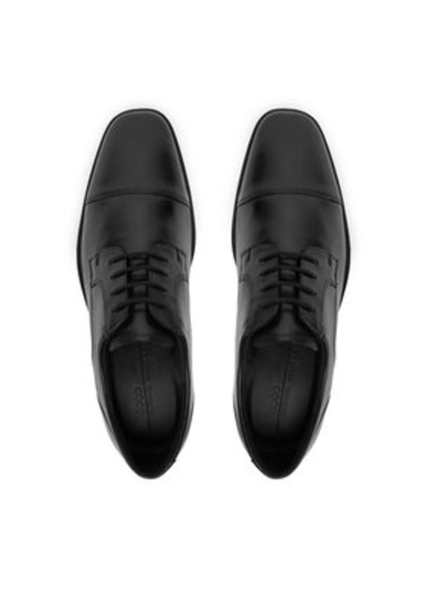 ecco - ECCO Półbuty Metropole Milan 52336401001 Czarny. Kolor: czarny. Materiał: skóra