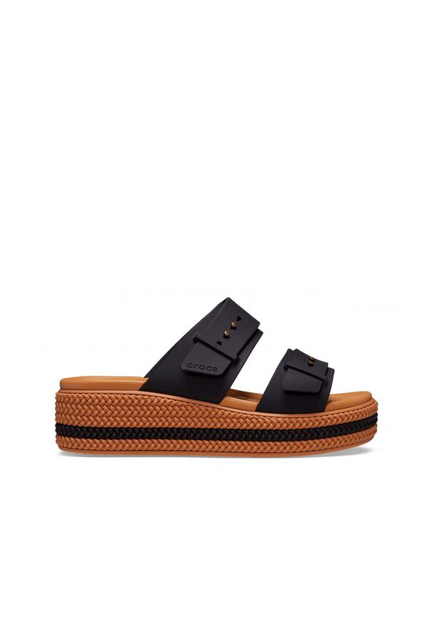 Buty Sportowe Crocs Czarne Wygodne. Kolor: czarny. Materiał: skóra. Styl: sportowy