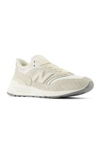 Buty unisex New Balance U997REH – beżowe. Okazja: na co dzień. Kolor: beżowy. Materiał: guma, skóra, materiał, syntetyk. Szerokość cholewki: normalna #4