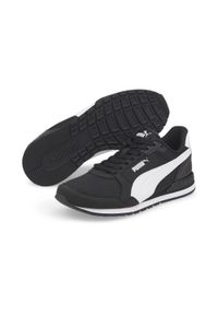 Buty na co dzień Puma St Runner V3 Mesh Jr. Okazja: na co dzień. Kolor: biały, wielokolorowy, czarny. Materiał: mesh