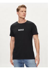 BOSS - Boss T-Shirt Special 50484328 Czarny Regular Fit. Kolor: czarny. Materiał: bawełna