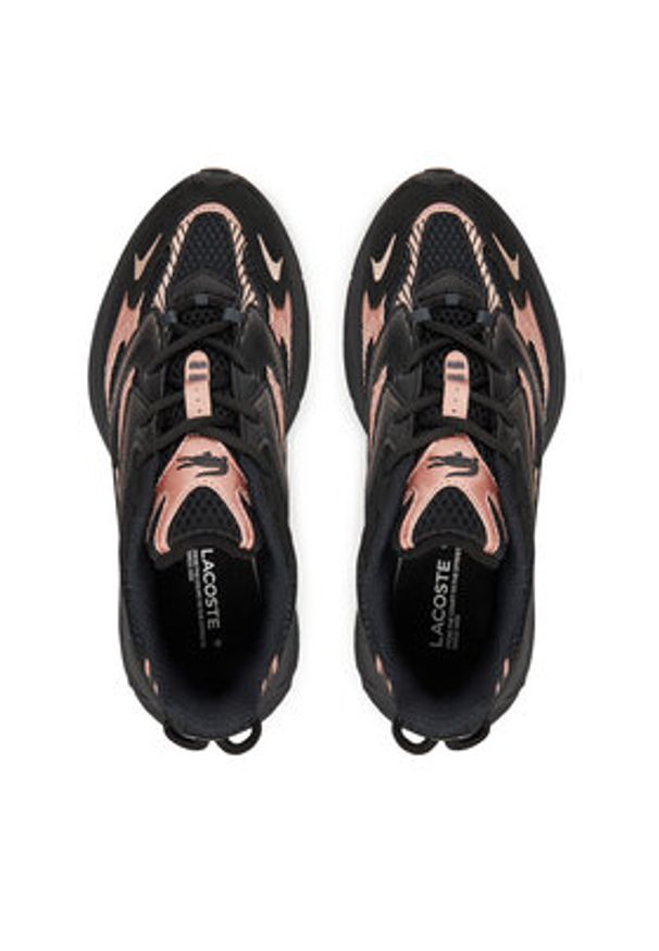 Lacoste Sneakersy L003 Neo Shot 7-50SFA0122 Czarny. Kolor: czarny. Materiał: skóra