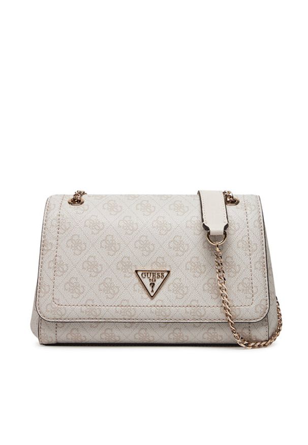 Guess Torebka HWBG7879210 Écru. Materiał: skórzane