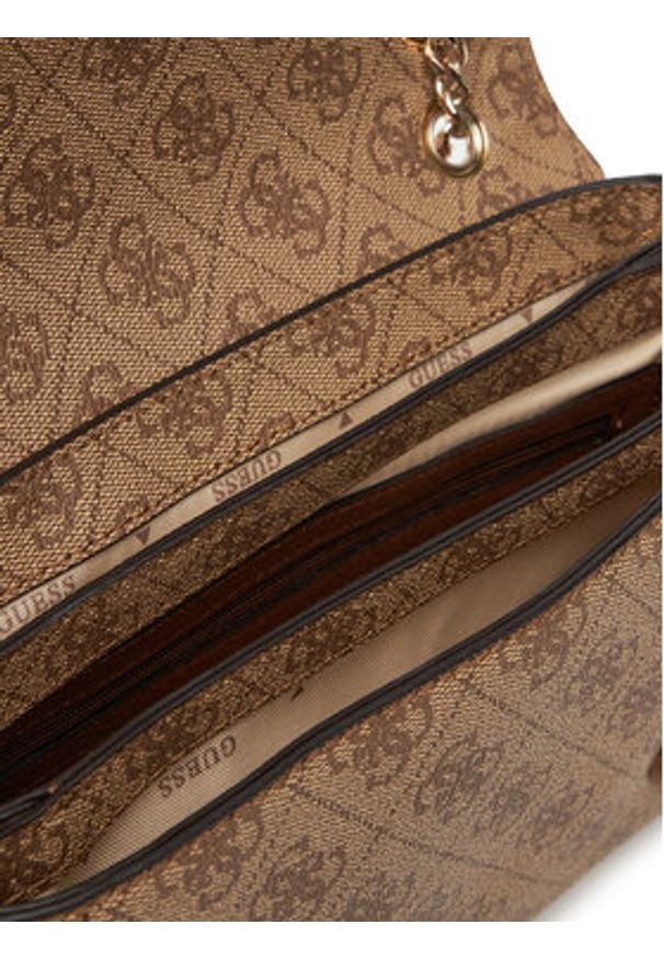 Guess Torebka Noelle II HWBG96 72210 Brązowy. Kolor: brązowy. Materiał: skórzane