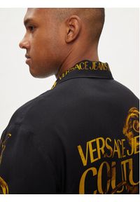 Versace Jeans Couture Koszula 76GAL2BW Czarny Regular Fit. Kolor: czarny. Materiał: wiskoza