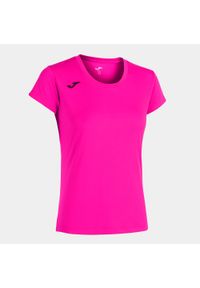 Koszulka do biegania damska Joma Record II z krótkim rękawem. Kolor: różowy. Długość rękawa: krótki rękaw. Długość: krótkie #1