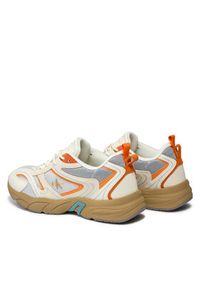 Calvin Klein Jeans Sneakersy Retro Tennis Su-Mesh YM0YM00589 Biały. Kolor: biały. Materiał: skóra