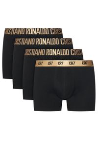 Cristiano Ronaldo CR7 Komplet 4 par bokserek 8104-49 Czarny. Kolor: czarny. Materiał: bawełna