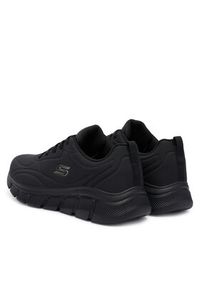 skechers - Skechers Sneakersy Bobs B Flex 118110 BBK Czarny. Kolor: czarny. Materiał: skóra