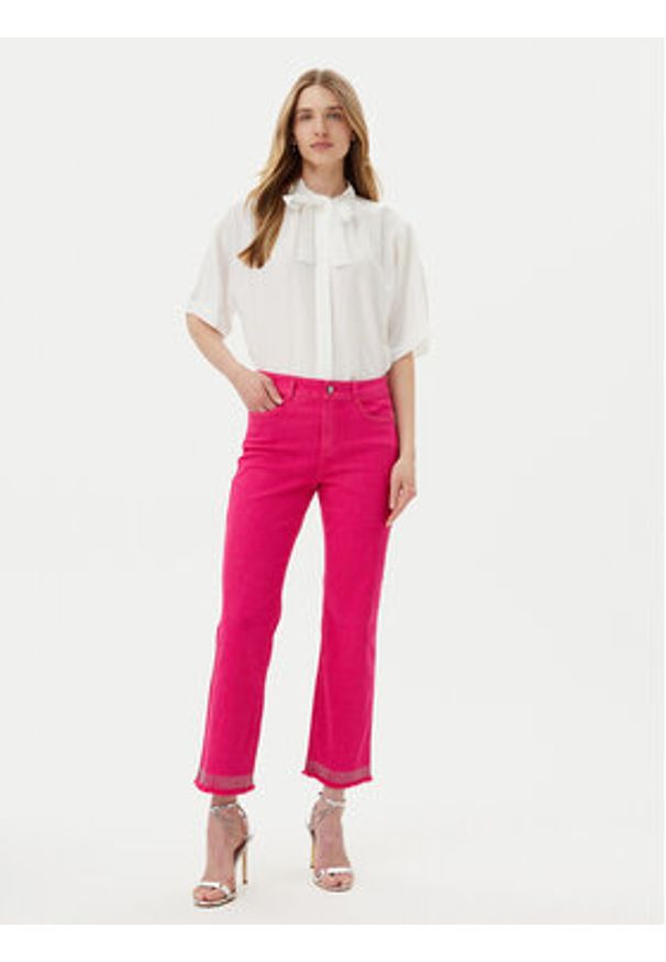 Joseph Ribkoff Kuloty 243964S25 Różowy Regular Fit. Kolor: różowy. Materiał: syntetyk