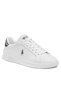 Polo Ralph Lauren Sneakersy Hrt Ct II 809829824004 Biały. Kolor: biały. Materiał: skóra #5