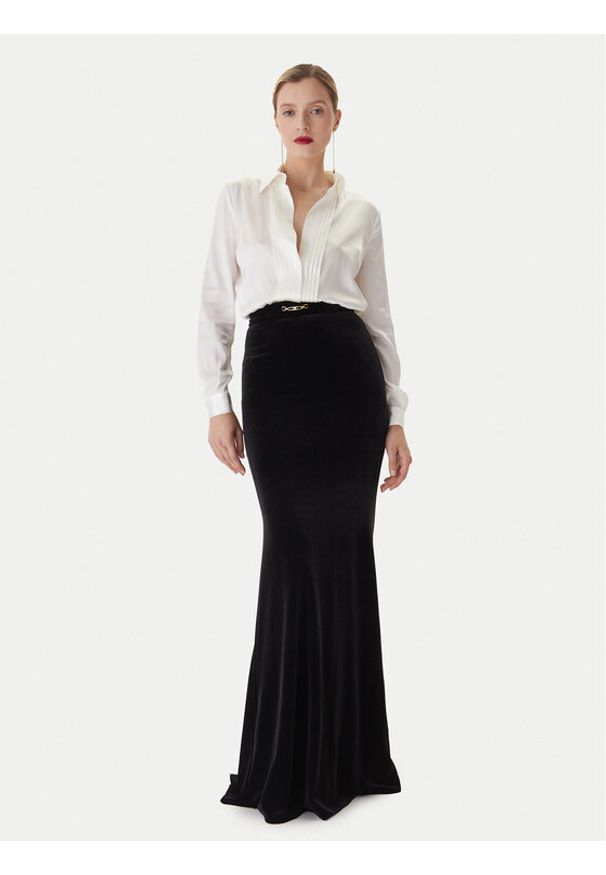 Elisabetta Franchi Sukienka wieczorowa AB-R46-57E2-V100 Biały Regular Fit. Kolor: biały. Materiał: syntetyk. Styl: wizytowy