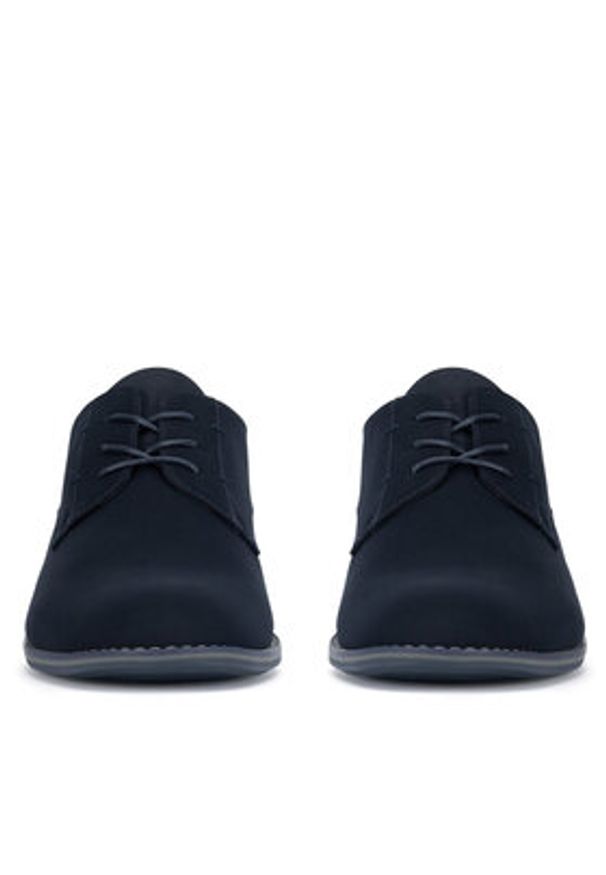 Lanetti Półbuty M16SS025-43 Granatowy. Kolor: niebieski. Materiał: syntetyk