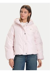 Guess Kurtka zimowa V5BL07 WGLW2 Różowy Relaxed Fit. Kolor: różowy. Materiał: syntetyk. Sezon: zima