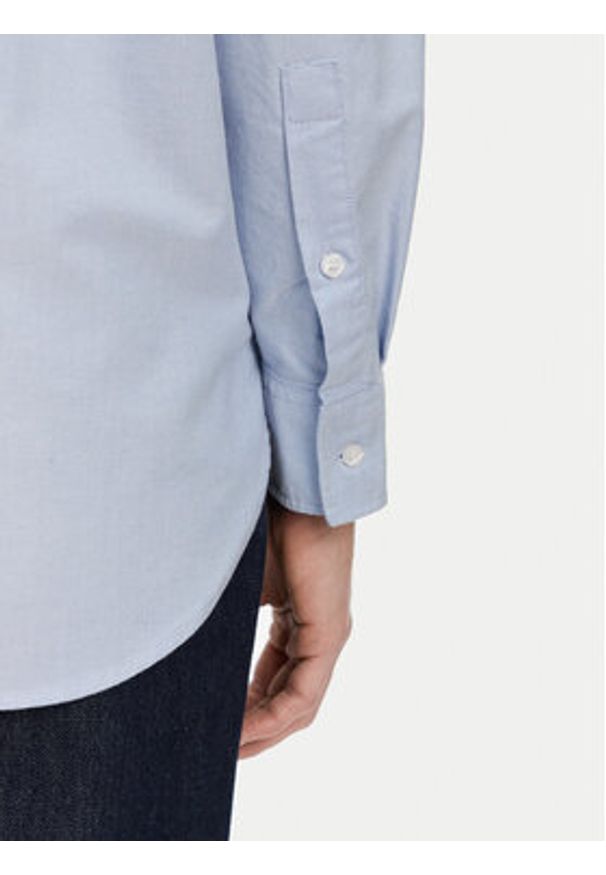 TOMMY HILFIGER - Tommy Hilfiger Koszula WW0WW46111 Niebieski Relaxed Fit. Kolor: niebieski. Materiał: bawełna