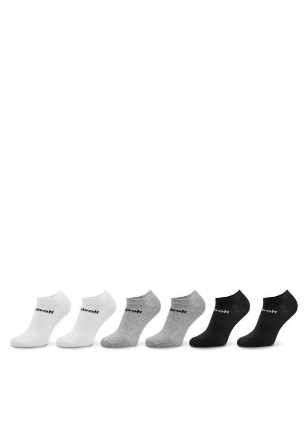 Reebok Zestaw 6 par niskich skarpet unisex Act Core Inside Sock GH8165 Biały. Kolor: biały. Materiał: materiał