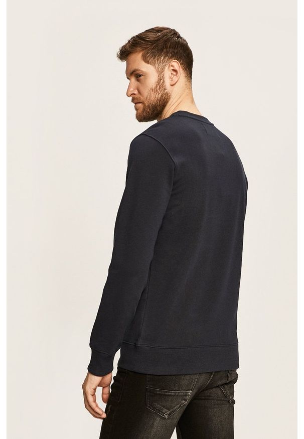 Calvin Klein Jeans - Bluza. Okazja: na co dzień. Kolor: niebieski. Wzór: nadruk. Styl: casual