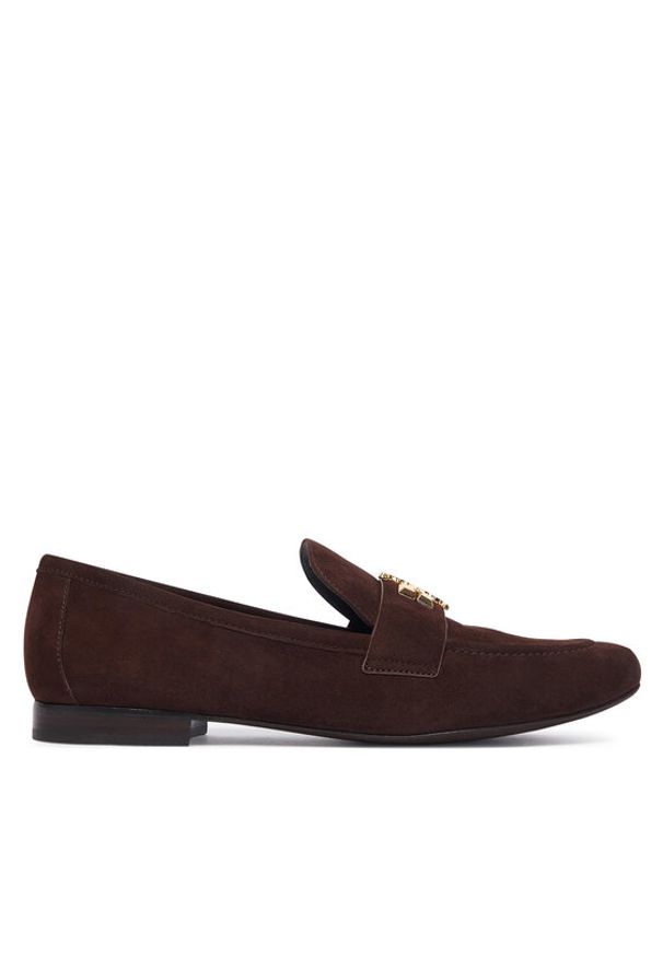 Tory Burch Lordsy 175213 Brązowy. Kolor: brązowy. Materiał: zamsz, skóra