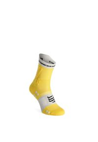 Skarpety biegowe Compressport Pro Racing Socks v4.0 Trail. Kolor: żółty #1