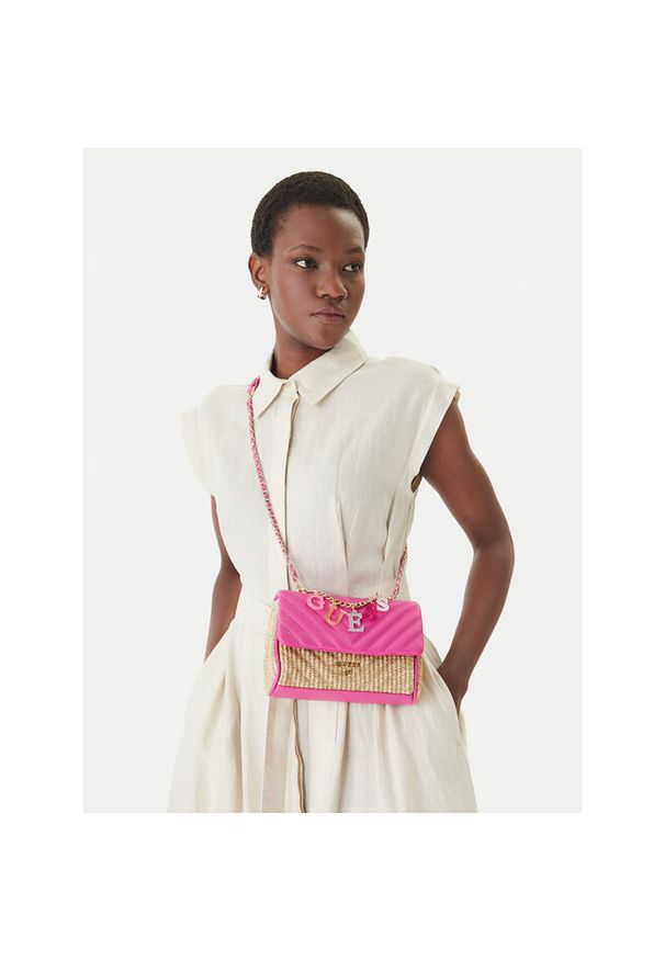 Torebka Guess. Kolor: różowy