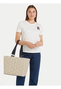 TOMMY HILFIGER - Tommy Hilfiger Torebka Th City Mono Tote Mono AW0AW16406 Écru #2