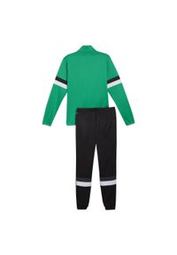 Puma - Dres Męski Team Rise. Kolor: czarny, zielony, wielokolorowy. Materiał: dresówka