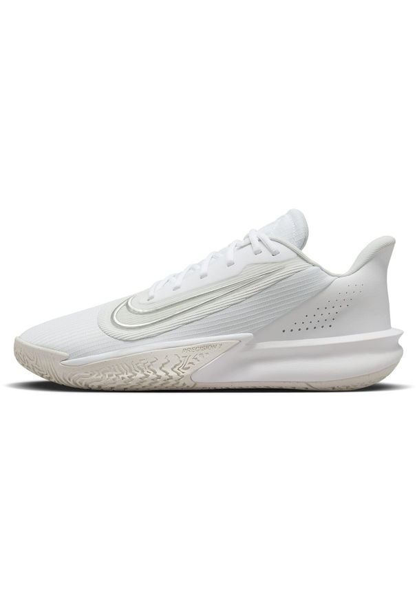 Buty Nike Precision Vii, Mężczyźni. Kolor: biały. Materiał: materiał. Sport: koszykówka