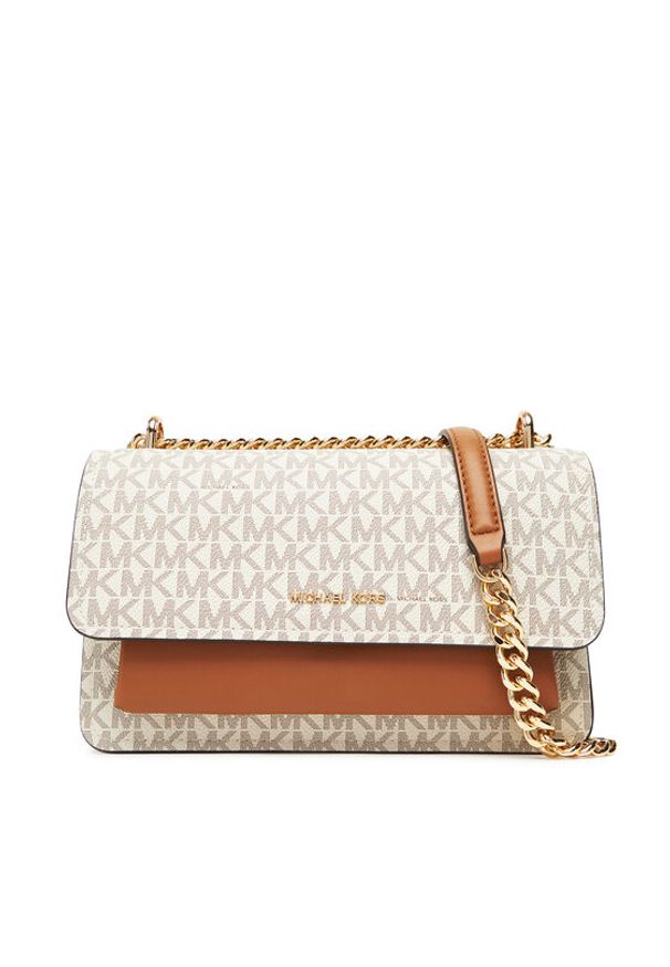 MICHAEL Michael Kors Torebka Claire 30R5GC7L3B Écru. Materiał: skórzane