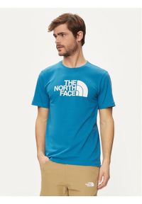 The North Face T-Shirt Easy NF0A87N5 Niebieski Regular Fit. Kolor: niebieski. Materiał: bawełna #1