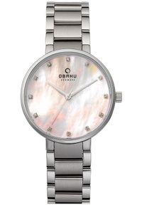 OBAKU - Zegarek damski Obaku Denmark V189LXCPSC CYRKONIE srebrny. Kolor: srebrny #1