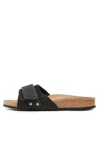 Birkenstock Klapki Oita 1024200 Czarny. Kolor: czarny. Materiał: skóra, nubuk #5