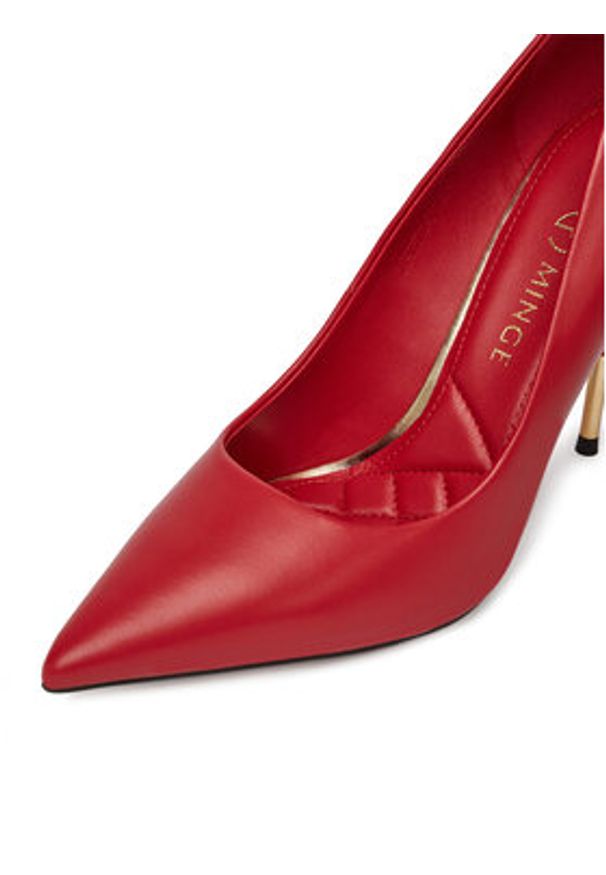 Eva Minge Szpilki THYME-LT934-35 Czerwony. Kolor: czerwony. Materiał: skóra. Obcas: na szpilce