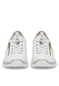 Rieker Sneakersy L3296-82 Biały. Kolor: biały. Materiał: syntetyk, materiał #7