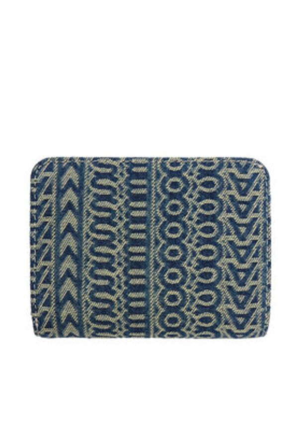 MARC JACOBS - Marc Jacobs Portfel damski The Mini Compact Wallet 2P5SMP013S03 Granatowy. Kolor: niebieski. Materiał: materiał