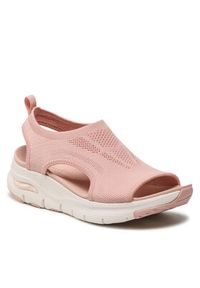 skechers - Skechers Sandały City Catch 119236/BLSH Różowy. Kolor: różowy. Materiał: materiał #3