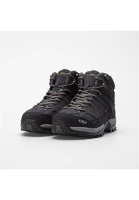 Buty trekkingowe męskie CMP Rigel Mid. Zapięcie: sznurówki. Kolor: wielokolorowy, czarny, szary. Materiał: skóra, syntetyk, tkanina, materiał. Szerokość cholewki: normalna