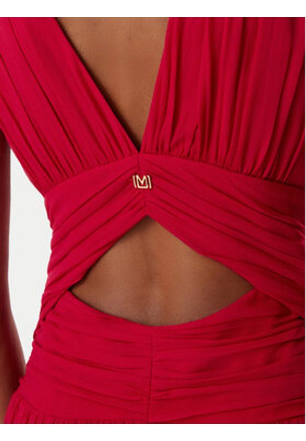 Marciano Guess Sukienka wieczorowa G6GK14 W2374 Czerwony Regular Fit. Kolor: czerwony. Materiał: wiskoza. Styl: wizytowy