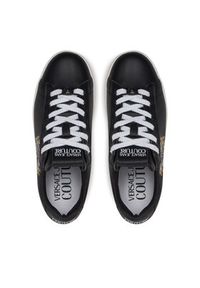 Versace Jeans Couture Sneakersy 78VA3SK3 Czarny. Kolor: czarny. Materiał: skóra #4