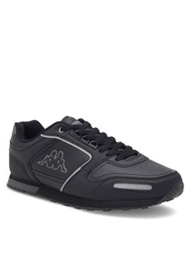 Kappa Sneakersy Logo Voghera 5 3112H5W-A00 Czarny. Kolor: czarny. Materiał: skóra