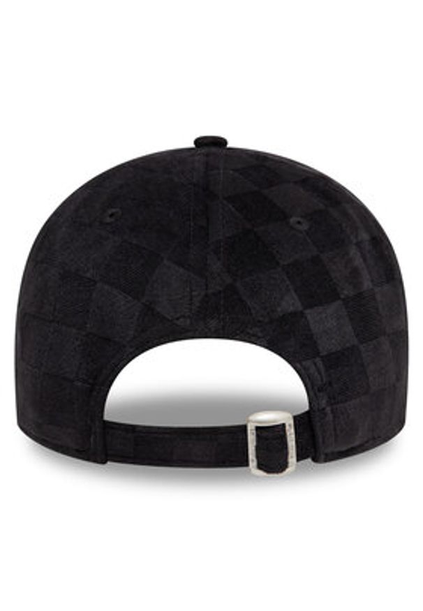 New Era Czapka z daszkiem New York Yankees Tonal Check 9Forty 60595442 Czarny. Kolor: czarny. Materiał: materiał, poliester