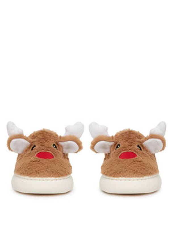 DeeZee Kapcie MU-SL-DZ02 Brązowy. Kolor: brązowy. Materiał: materiał