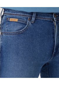 Wrangler - WRANGLER TEXAS SLIM MĘSKIE SPODNIE JEANSOWE JEANSY COOL SHADE W12SYLZ88 112330697 #5