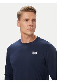 The North Face Longsleeve Evolution Simple Dome NF0A8EU3 Granatowy Regular Fit. Kolor: niebieski. Materiał: bawełna. Długość rękawa: długi rękaw #3