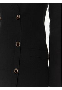 TwinSet - TWINSET Sukienka dzianinowa 231TP3100 Czarny Slim Fit. Kolor: czarny. Materiał: dzianina, wiskoza #5