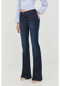 Pinko jeansy damskie high waist. Stan: podwyższony. Kolor: niebieski #5