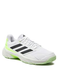 Adidas - adidas Buty CourtJam Control 3 Tennis IF0459 Biały. Kolor: biały #4